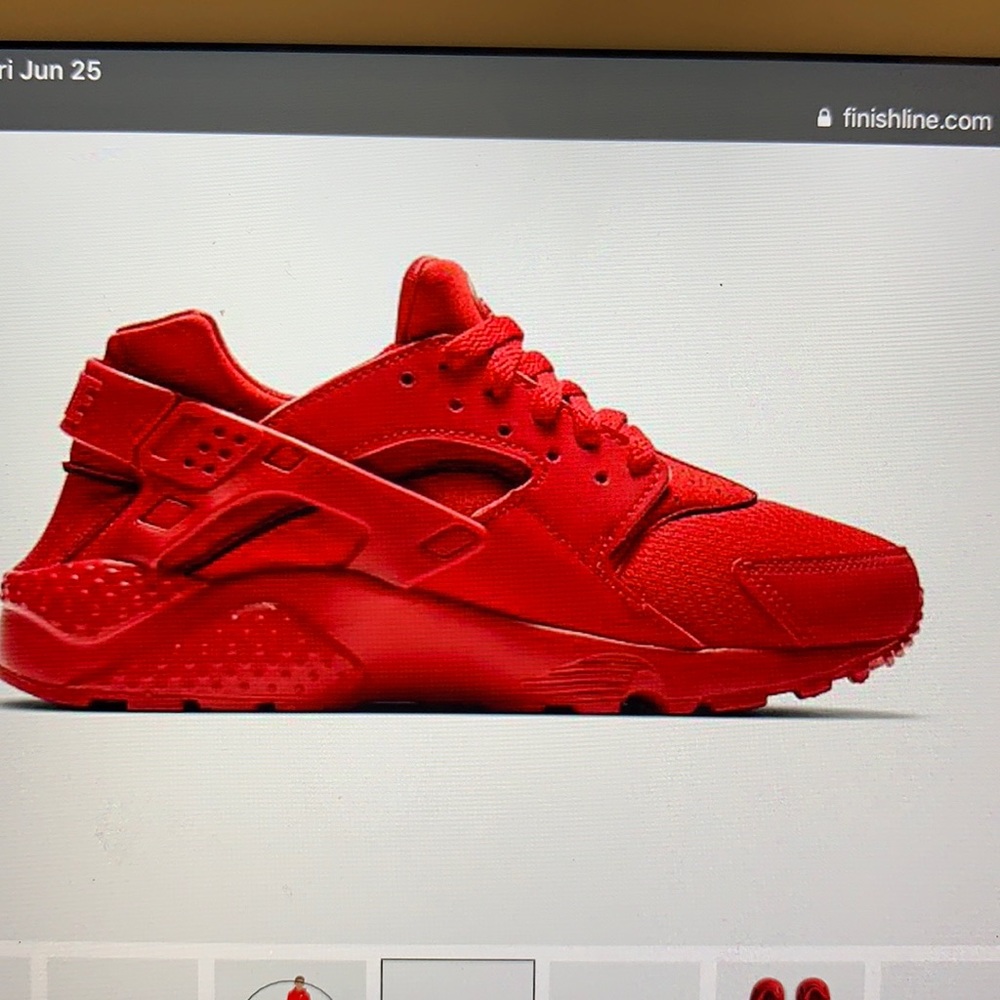 Big Girls Red Nike Huarache